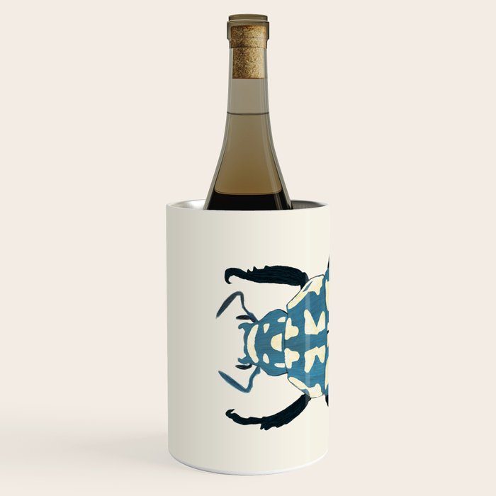 Blue beetle insect Wine Chiller Gallery Image 2