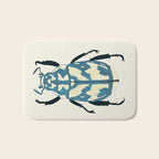Blue beetle insect Bath Mat Gallery Image 1