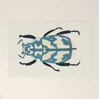 Blue beetle insect Welcome Mat Gallery Image 1