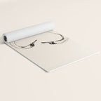 Swans in Ink - Elegant Minimalist Art Yoga Mat Gallery Image 2