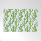 Summer Cactus #illustration #cactus Welcome Mat Gallery Image 1