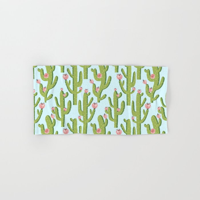 Summer Cactus #illustration #cactus Bath Towel Gallery Image 1