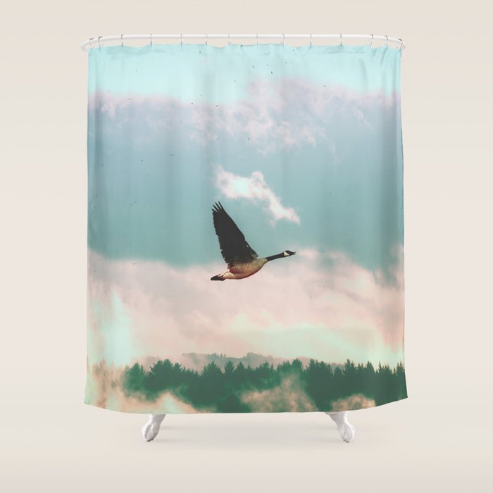Early Bird Shower Curtain Gallery Image 1