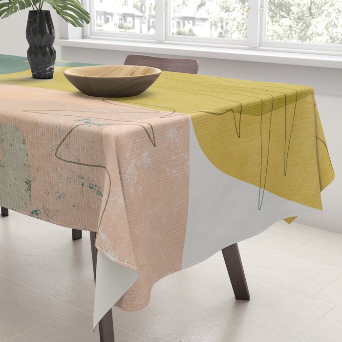 minimal shapes II Tablecloth Gallery Image 3