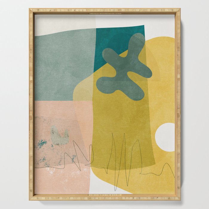 minimal shapes II Serving Tray Gallery Image 1