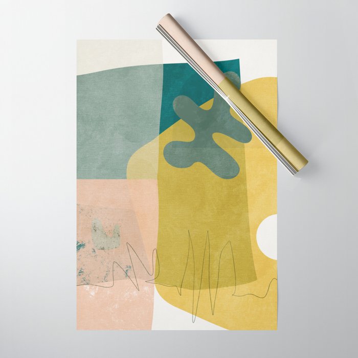 minimal shapes II Wrapping Paper Gallery Image 1