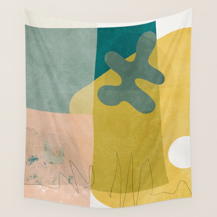 minimal shapes II Wall Tapestry Gallery Image 4