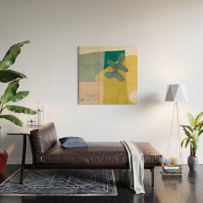 minimal shapes II Wood Wall Art Gallery Image 2