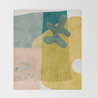 minimal shapes II Throw Blanket Gallery Image 2