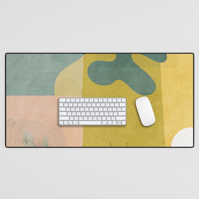 minimal shapes II Desk Mat Gallery Image 1