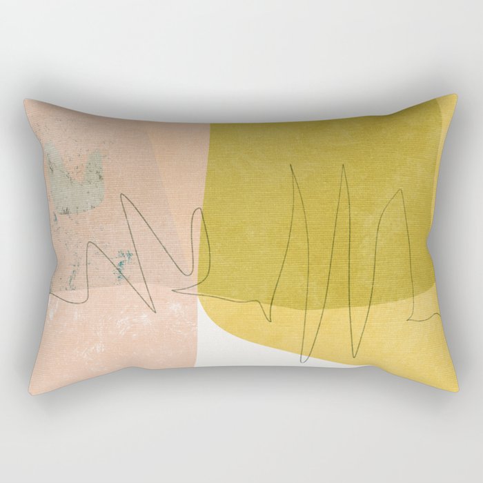 minimal shapes II Rectangular Pillow Gallery Image 1