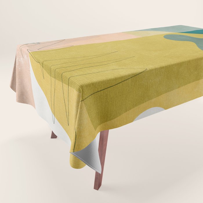 minimal shapes II Tablecloth Gallery Image 1
