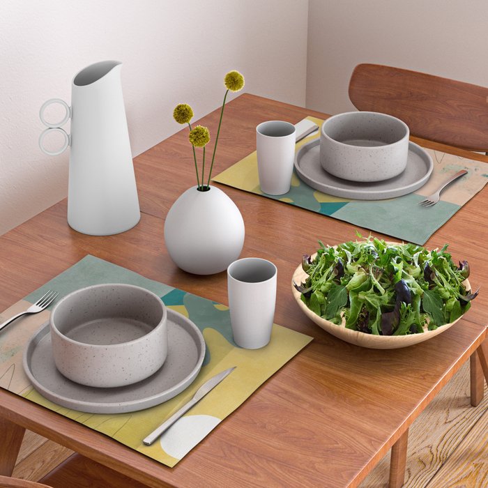 minimal shapes II Placemat Gallery Image 2