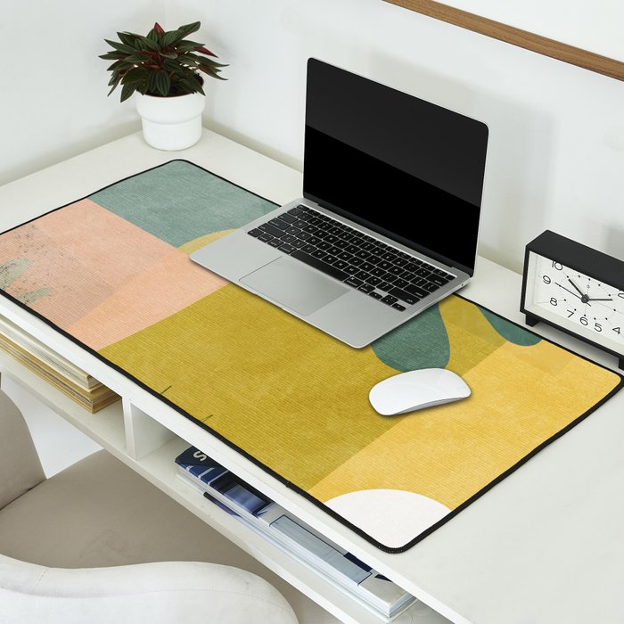 minimal shapes II Desk Mat Gallery Image 2