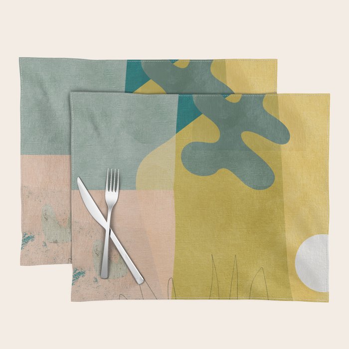 minimal shapes II Placemat Gallery Image 1
