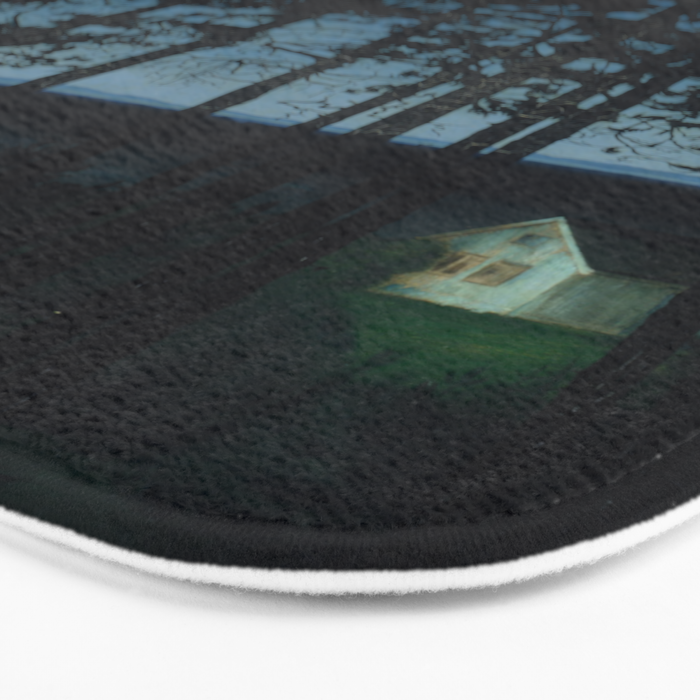 Harald Sohlberg  Fishermanâs Cottage Bath Mat Gallery Image 3