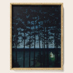 Harald Sohlberg  Fishermanâs Cottage Serving Tray Gallery Image 1