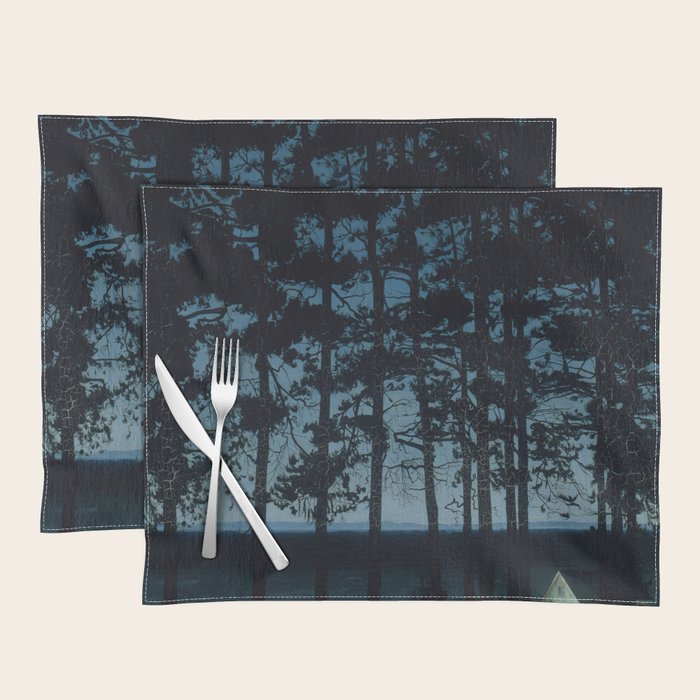 Harald Sohlberg  Fishermanâs Cottage Placemat Gallery Image 1