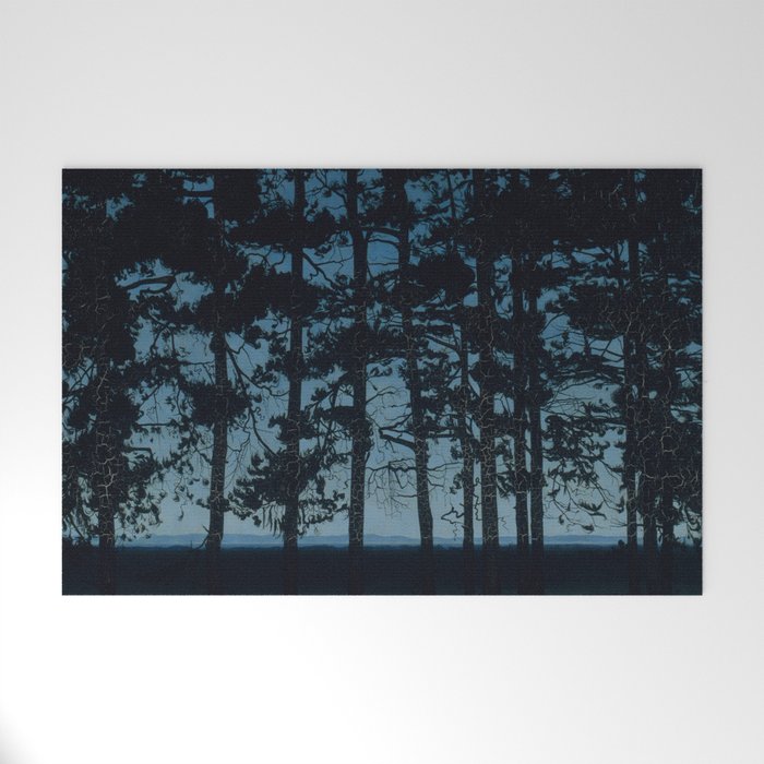 Harald Sohlberg  Fishermanâs Cottage Welcome Mat Gallery Image 1