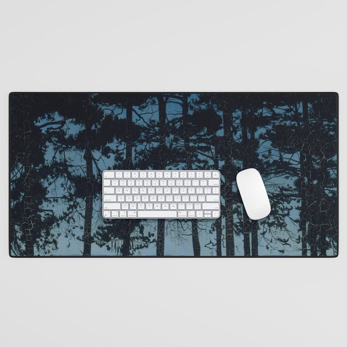 Harald Sohlberg  Fishermanâs Cottage Desk Mat Gallery Image 1