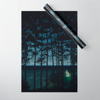 Harald Sohlberg  Fishermanâs Cottage Wrapping Paper Gallery Image 1
