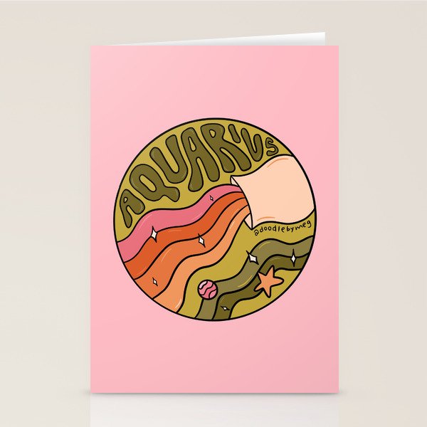 2020 Aquarius Stationery Card Gallery Image 2