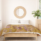 Garden Vegetables & Fresh Fruit in Harvest Yellow Duvet Cover Gallery Image 3