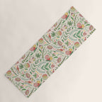 Swedish Floral - Cream Yoga Mat Gallery Image 1