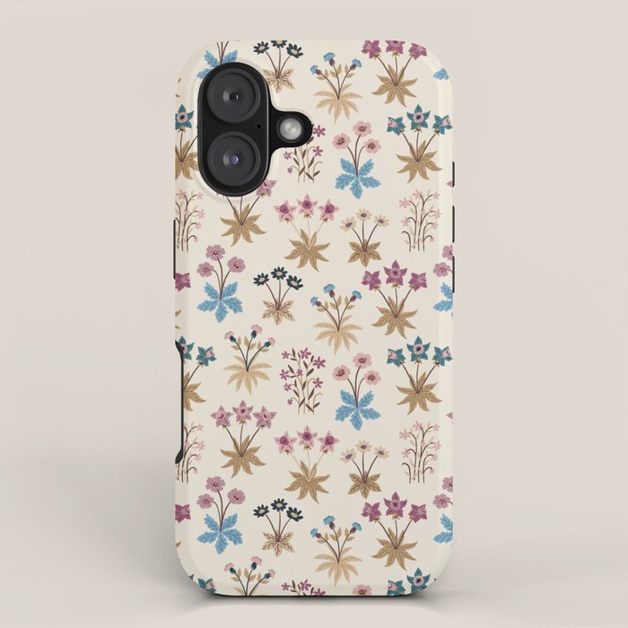 Winter Botanica - Tapestry In Cream iPhone Case Gallery Image 1