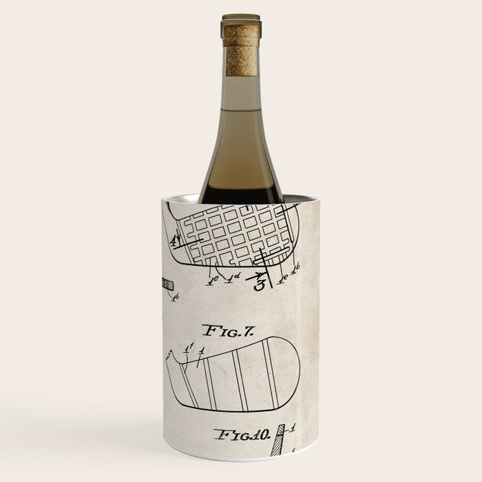 Golf Clubs Patent - Golfing Art - Antique Wine Chiller Gallery Image 3
