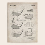 Golf Clubs Patent - Golfing Art - Antique Poster Gallery Image 4