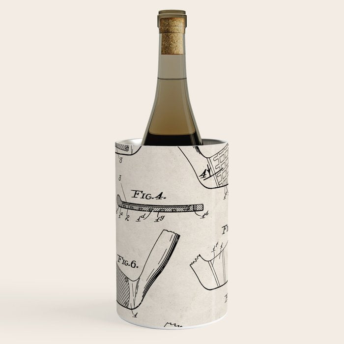 Golf Clubs Patent - Golfing Art - Antique Wine Chiller Gallery Image 1