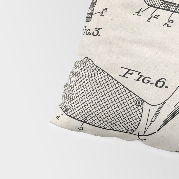 Golf Clubs Patent - Golfing Art - Antique Pillow Sham Gallery Image 4