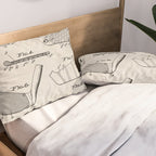 Golf Clubs Patent - Golfing Art - Antique Pillow Sham Gallery Image 2