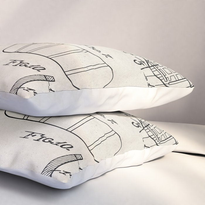 Golf Clubs Patent - Golfing Art - Antique Pillow Sham Gallery Image 3