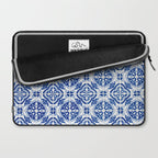 Mediterranean Tile Pattern Portuguese Azulejos Art Laptop Sleeve Gallery Image 2