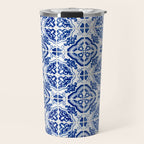 Mediterranean Tile Pattern Portuguese Azulejos Art Travel Mug Gallery Image 1