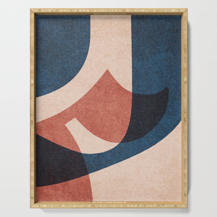 ABSTRACT ALPHABET / Gothic F Serving Tray Gallery Image 1