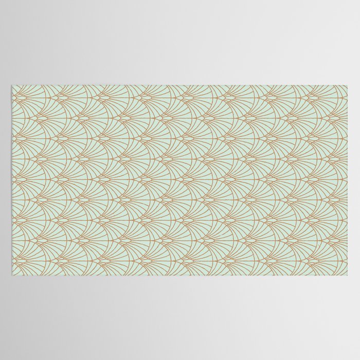 Art Deco fan pattern Tablecloth Gallery Image 2