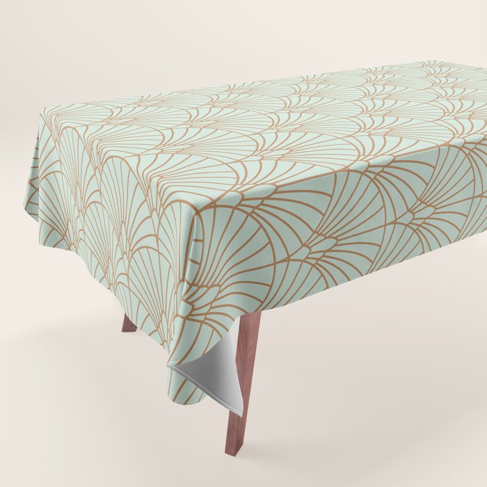 Art Deco fan pattern Tablecloth Gallery Image 1