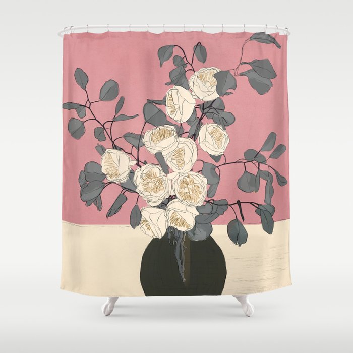 Beautiful Bouquet 07 Shower Curtain Gallery Image 1