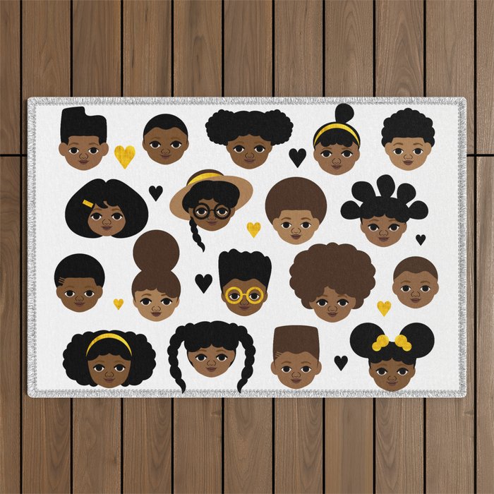 Girls and Boys Outdoor Rug Gallery Image 1