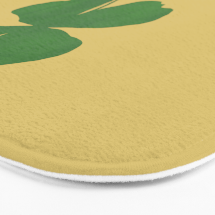 Cat with clover Bath Mat Gallery Image 3