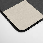 Beige & Black Check, Modern Checkerboard  Desk Mat Gallery Image 4