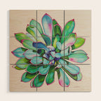 Whispers of the Desert and Cacti Dreams Wood Wall Art Gallery Image 1
