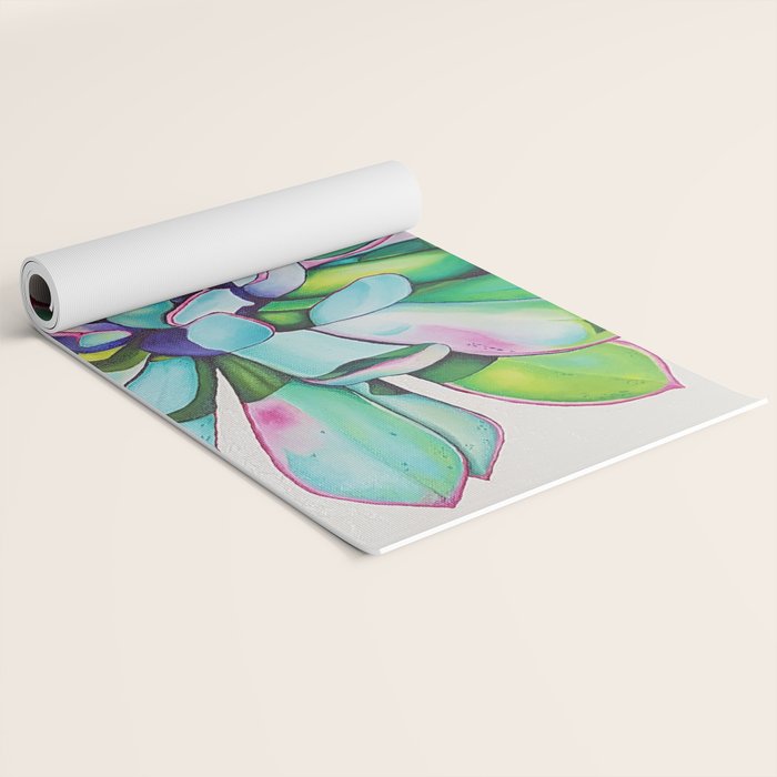 Whispers of the Desert and Cacti Dreams Yoga Mat Gallery Image 2