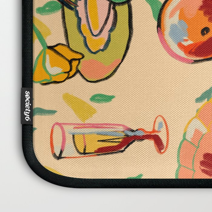 COCKTAILS IN THE GARDEN Laptop Sleeve Gallery Image 3