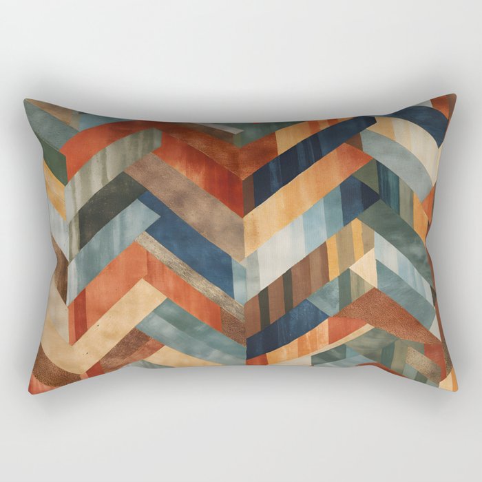 Desert Herringbone Reverie Rectangular Pillow Gallery Image 2