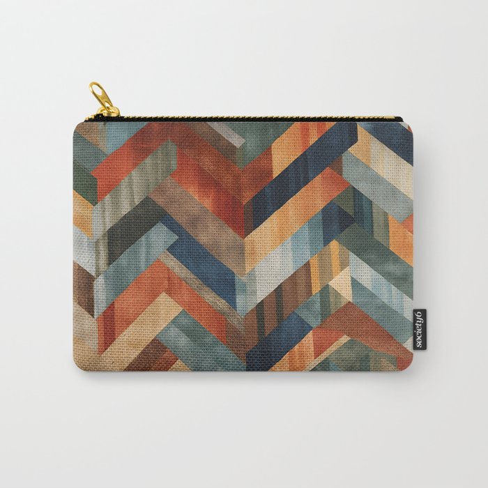 Desert Herringbone Reverie Carry All Pouch Gallery Image 1