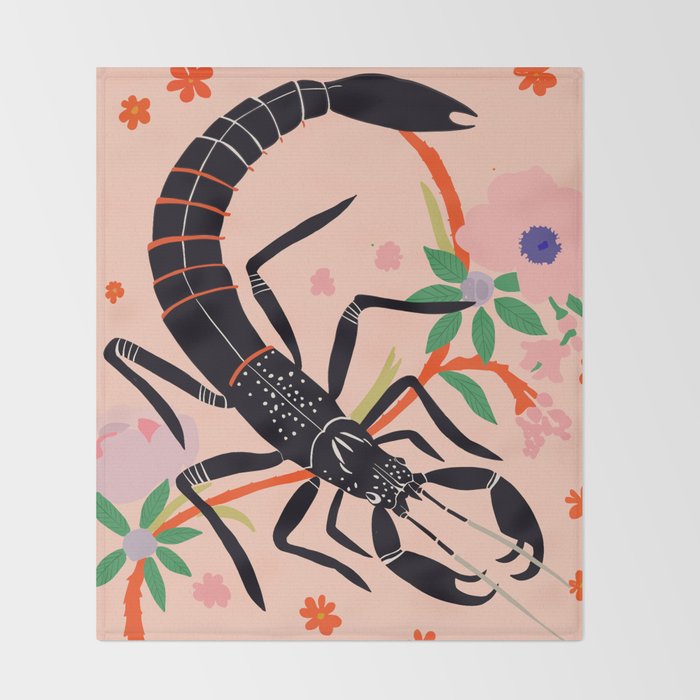 Scorpio Throw Blanket Gallery Image 2